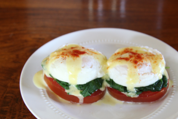 Tomato Spinach Eggs Benedict 5 Ingredient Recipes