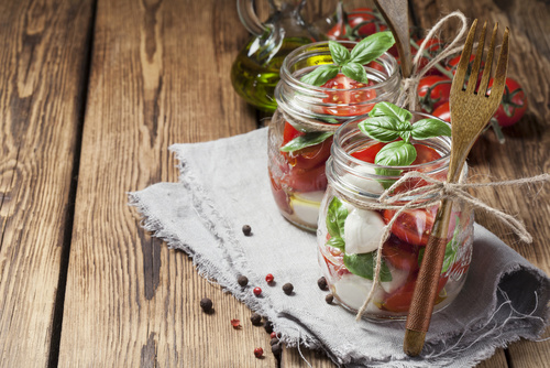 Caprese Salad Jars Recipe