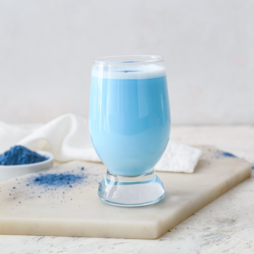 Easy Blue Milk Recipe Healthy Nut Milk by Skinny 5